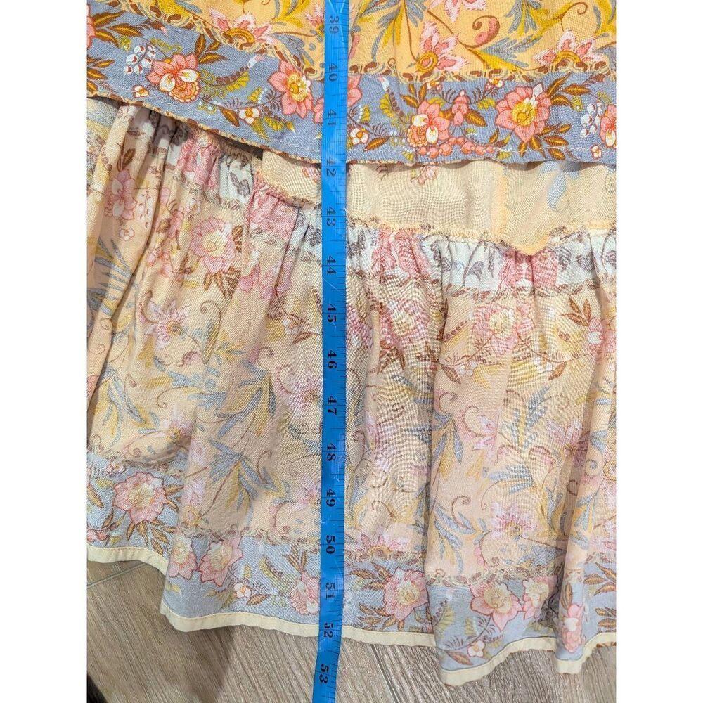 City Chic XL Boho Hi Lo Maxi Dress Festival Cottagecore Prairie Floral V Neck - Picture 9 of 15